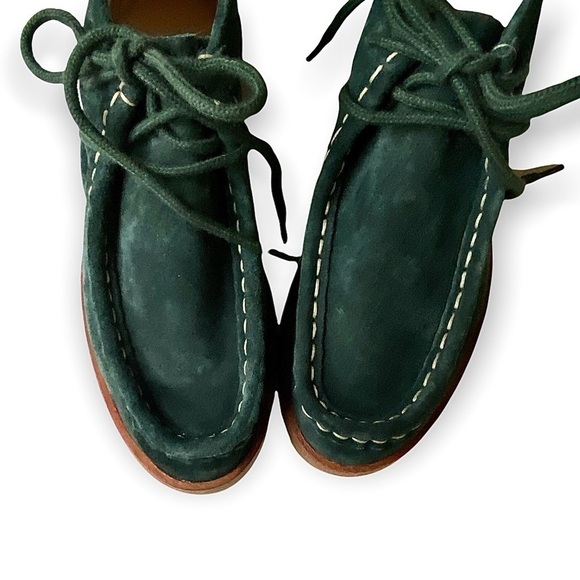 The GREAT. Trooper Chukka  Boots in evergreen suede Size 6.5, New in box - Picture 11 of 16